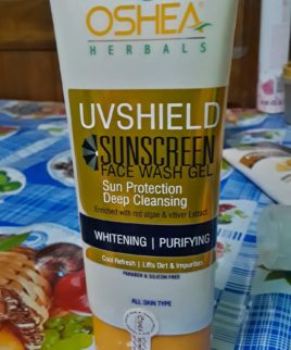 Oshea sunscreen face wash gel