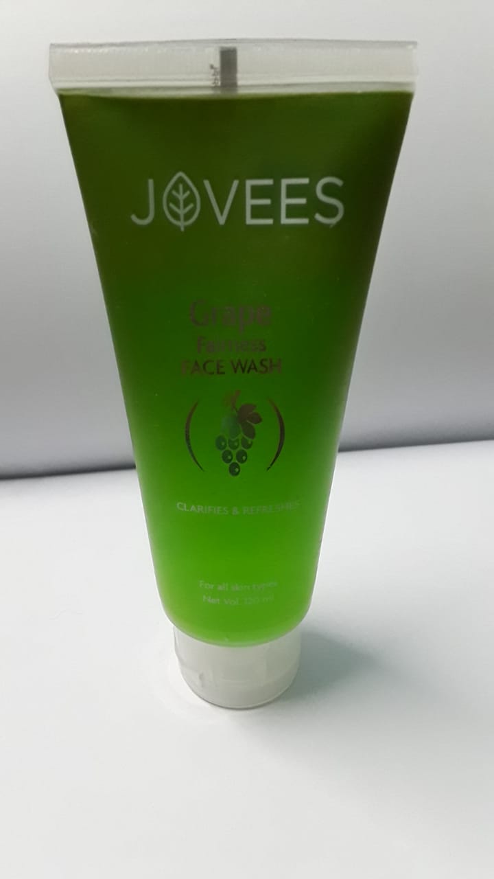 Jovees grape fairness face wash