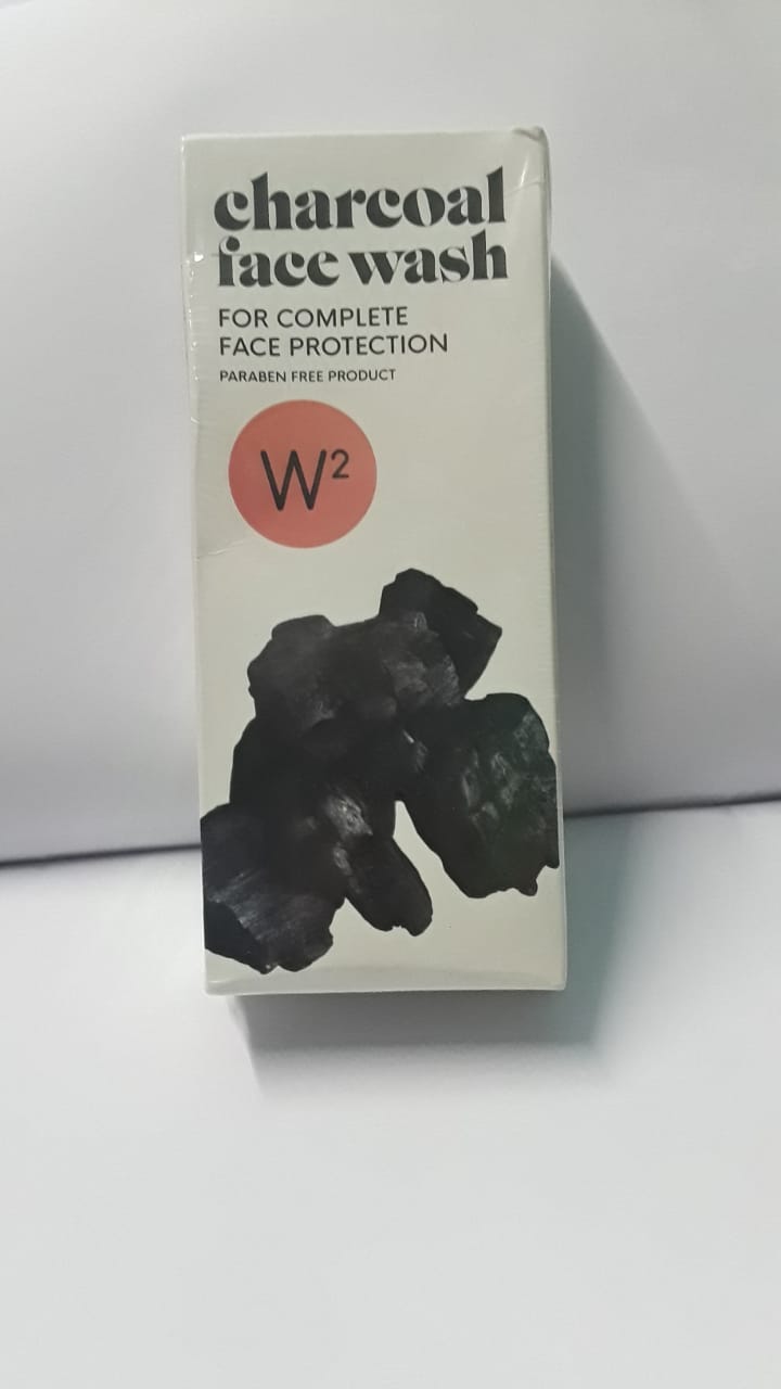 W2 charcoal face wash